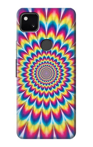 Google Pixel 4a Hard Case Colorful Psychedelic