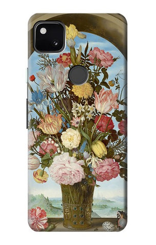Google Pixel 4a Hard Case Vase of Flowers
