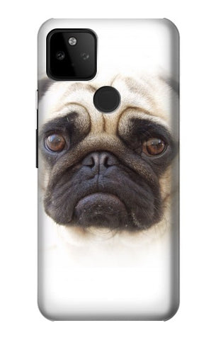 Google Pixel 5A 5G Hard Case Pug Dog