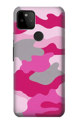 Google Pixel 5A 5G Hard Case Pink Camouflage