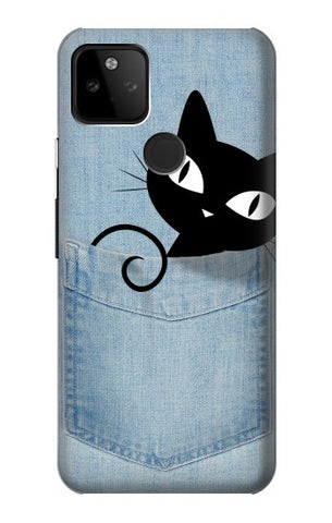Google Pixel 5A 5G Hard Case Pocket Cat