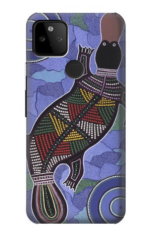 Google Pixel 5A 5G Hard Case Platypus Australian Aboriginal Art