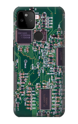 Google Pixel 5A 5G Hard Case Electronics Circuit Board Graphic