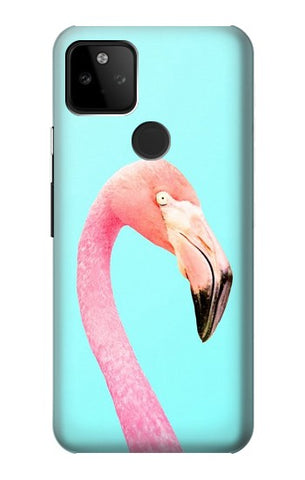 Google Pixel 5A 5G Hard Case Pink Flamingo