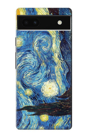 Google Pixel 6a Hard Case Van Gogh Starry Nights
