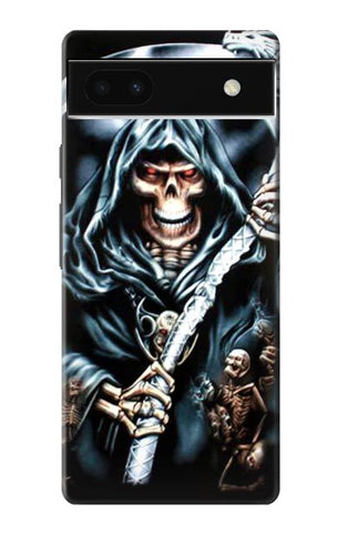 Google Pixel 6a Hard Case Grim Reaper