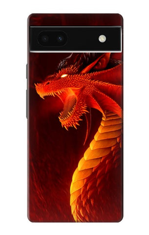 Google Pixel 6a Hard Case Red Dragon