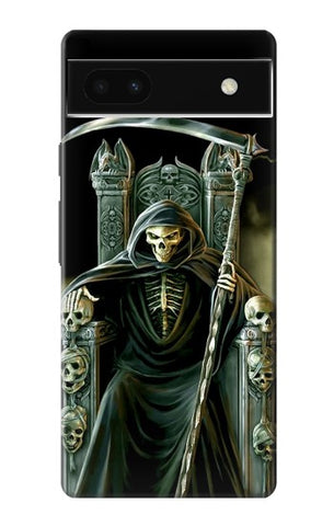 Google Pixel 6a Hard Case Grim Reaper Skeleton King
