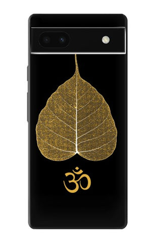 Google Pixel 6a Hard Case Gold Leaf Buddhist Om Symbol