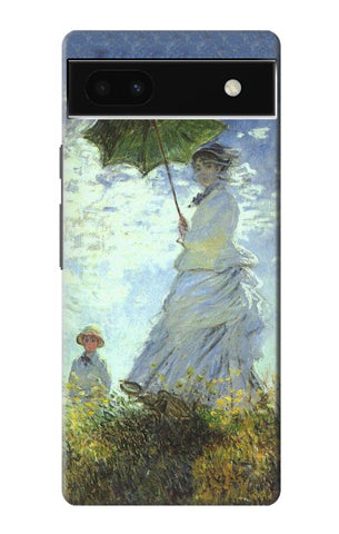 Google Pixel 6a Hard Case Claude Monet Woman with a Parasol