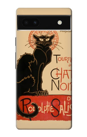Google Pixel 6a Hard Case Chat Noir The Black Cat