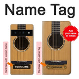 Google Pixel 6 Pro Hard Case Acoustic Guitar with custom name