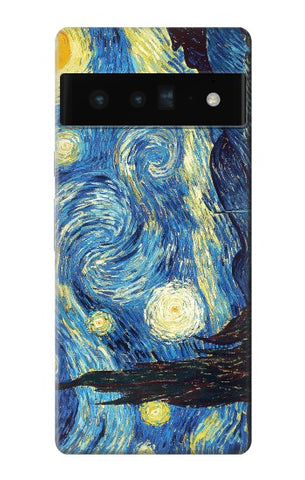 Google Pixel 6 Pro Hard Case Van Gogh Starry Nights