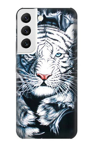 Samsung Galaxy S22 5G Hard Case White Tiger