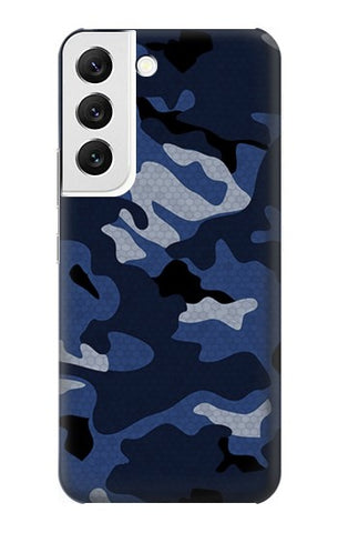  Moto G8 Power Hard Case Navy Blue Camouflage