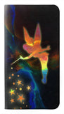 Google Pixel 6a PU Leather Flip Case Tinkerbell Magic Sparkle