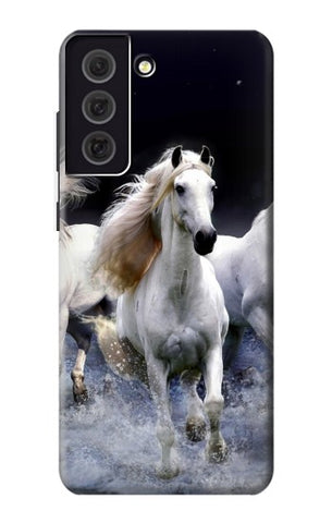 Samsung Galaxy S21 FE 5G Hard Case White Horse
