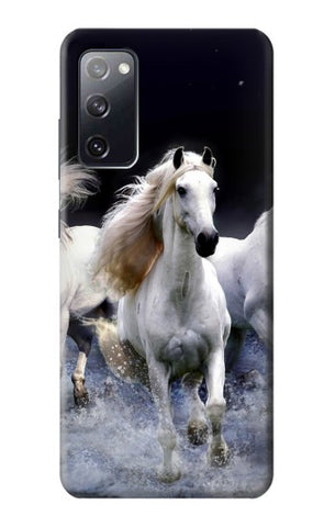 Samsung Galaxy S20 FE Hard Case White Horse