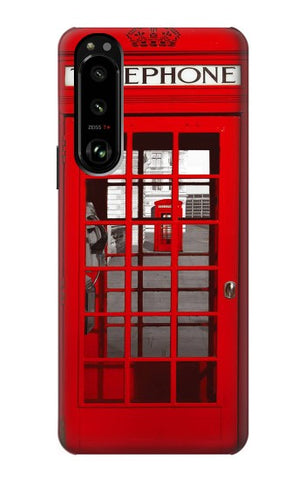 Sony Xperia 5 III Hard Case Classic British Red Telephone Box