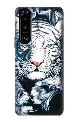 Sony Xperia 5 III Hard Case White Tiger
