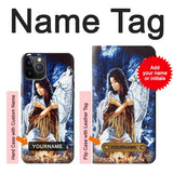 iPhone 12 Pro, 12 Hard Case Grim Wolf Indian Girl with custom name