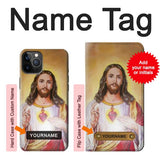iPhone 12 Pro, 12 Hard Case Jesus with custom name