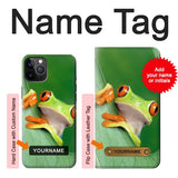 iPhone 12 Pro, 12 Hard Case Little Frog with custom name
