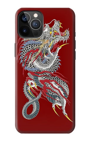 iPhone 12 Pro, 12 Hard Case Yakuza Dragon Tattoo