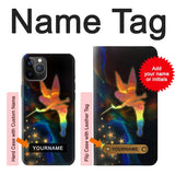 iPhone 12 Pro, 12 Hard Case Tinkerbell Magic Sparkle with custom name