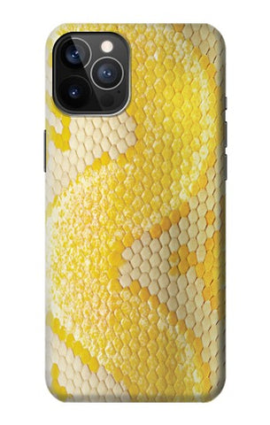 iPhone 12 Pro, 12 Hard Case Yellow Snake Skin