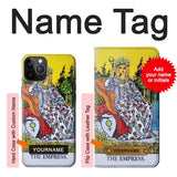 iPhone 12 Pro, 12 Hard Case Tarot Card The Empress with custom name