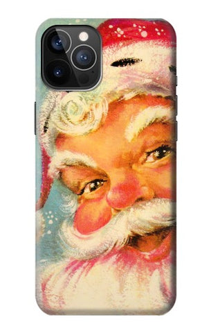 iPhone 12 Pro, 12 Hard Case Christmas Vintage Santa