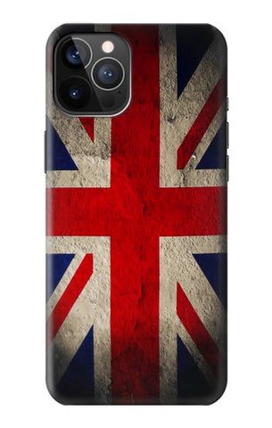iPhone 12 Pro, 12 Hard Case Vintage British Flag