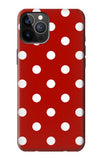 iPhone 12 Pro, 12 Hard Case Red Polka Dots