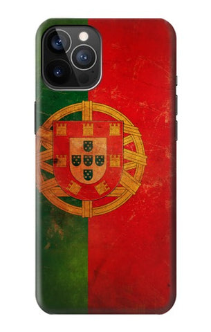 iPhone 12 Pro, 12 Hard Case Vintage Portugal Flag