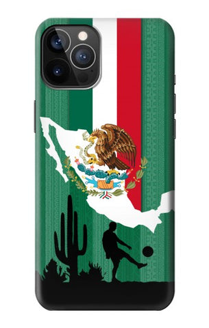 iPhone 12 Pro, 12 Hard Case Mexico Football Flag