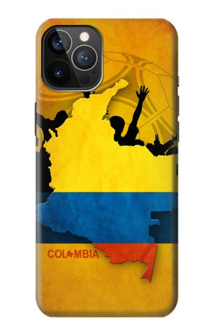 iPhone 12 Pro, 12 Hard Case Colombia Football Flag
