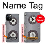 iPhone 12 Pro, 12 Hard Case Cassette Tape with custom name
