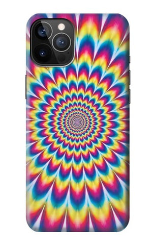 iPhone 12 Pro, 12 Hard Case Colorful Psychedelic
