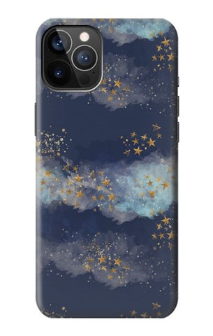 iPhone 12 Pro, 12 Hard Case Gold Star Sky