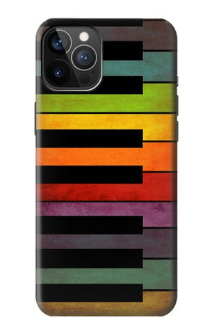 iPhone 12 Pro, 12 Hard Case Colorful Piano