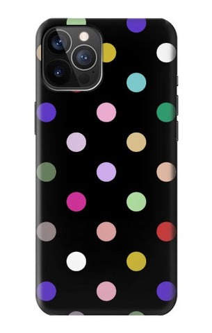 iPhone 12 Pro, 12 Hard Case Colorful Polka Dot