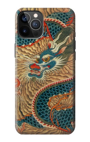 iPhone 12 Pro, 12 Hard Case Dragon Cloud Painting
