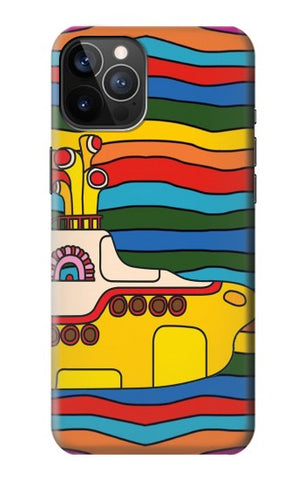 iPhone 12 Pro, 12 Hard Case Hippie Yellow Submarine