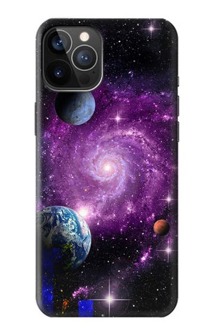iPhone 12 Pro, 12 Hard Case Galaxy Outer Space Planet