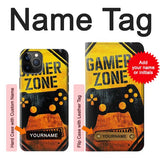 iPhone 12 Pro, 12 Hard Case Gamer Zone with custom name