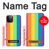iPhone 12 Pro, 12 Hard Case LGBT Pride with custom name