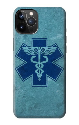 iPhone 12 Pro, 12 Hard Case Caduceus Medical Symbol