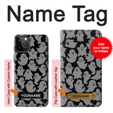 iPhone 12 Pro, 12 Hard Case Cute Ghost Pattern with custom name