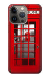 iPhone 13 Pro Hard Case Classic British Red Telephone Box